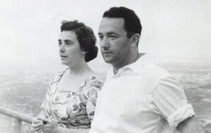 С женой, в круизе по Дунаю, 1960.