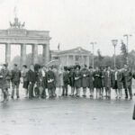 Полевая практика в ГДР. Бранденбургские ворота в Берлине, 1959.